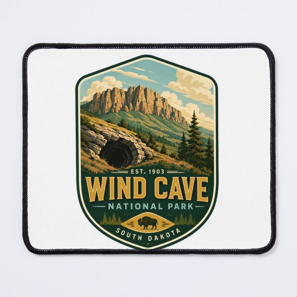 Item preview, Est. 1903 Wind Cave National Park South Dakota National Parks Travel Explorer designed and sold by Simsimah26Parks.