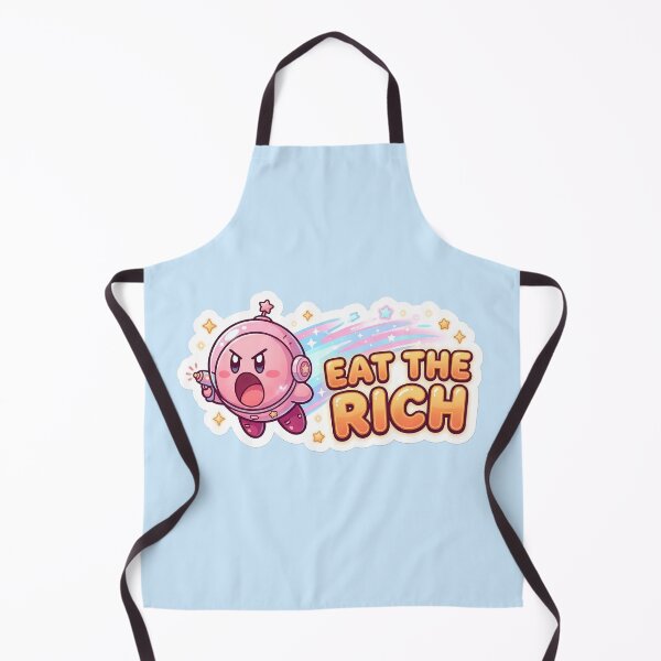 Item preview, Eat The Rich Cute Kawaii Astronaut Sticker | Funny Space Meme | Adorable Cartoon Gamer Graphic designed and sold by Bhaskar Digital Art.