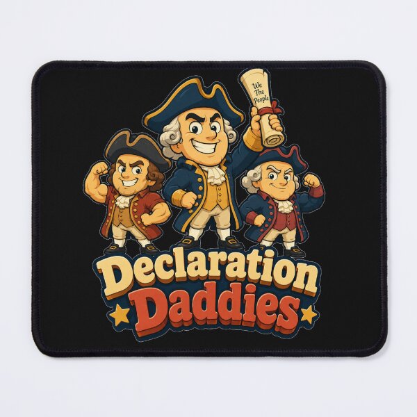 Item preview, Declaration Daddies Founding Trio Squad Fourth Of July Gift for Patriots designed and sold by Nightarel.