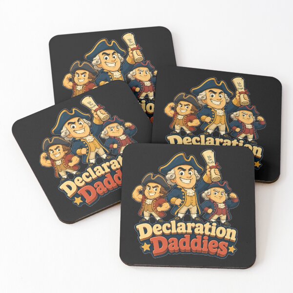 Item preview, Declaration Daddies Founding Trio Squad Fourth Of July Gift for Patriots designed and sold by Nightarel.