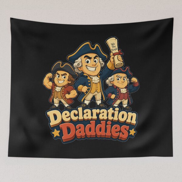 Item preview, Declaration Daddies Founding Trio Squad Fourth Of July Gift for Patriots designed and sold by Nightarel.