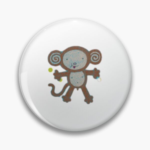 Item preview, Blue Polka Dot Monkey designed and sold by PomboGayArt.