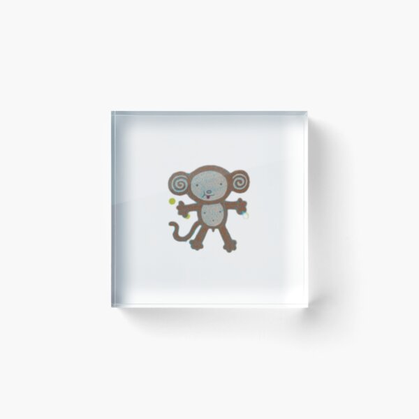 Item preview, Blue Polka Dot Monkey designed and sold by PomboGayArt.