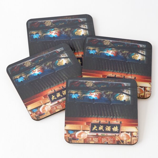 Item preview, Nighttime Scene at Vibrant Market designed and sold by BenjiyaHilary.