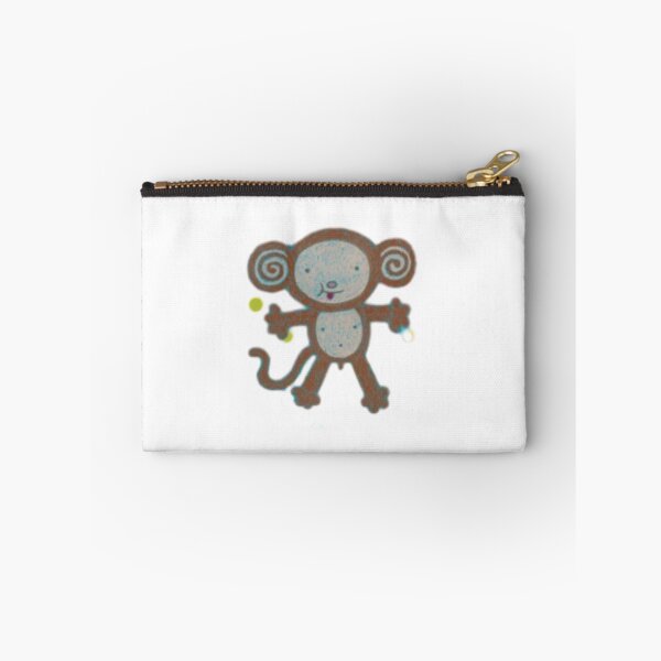 Item preview, Blue Polka Dot Monkey designed and sold by PomboGayArt.