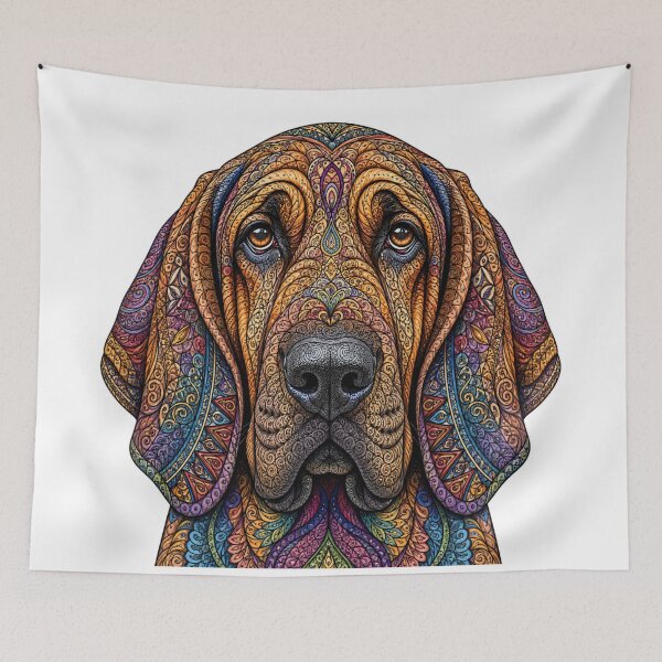 Item preview, Intricate Bloodhound designed and sold by PaintedbyCarol.