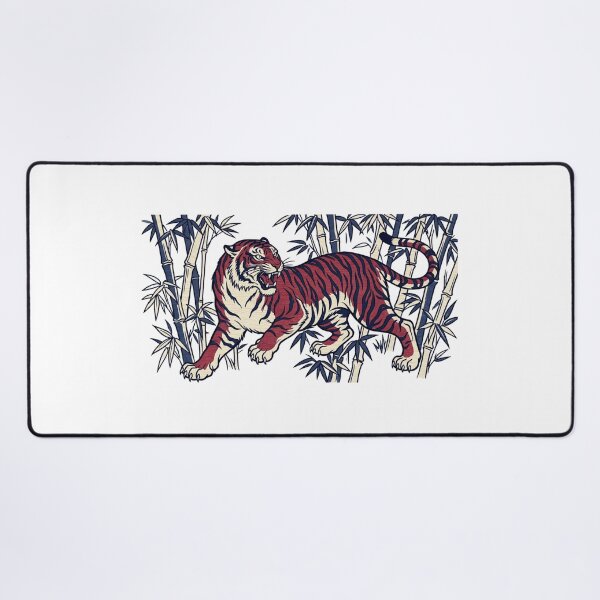 Item preview, Vintage Japanese Tiger in Bamboo Forest designed and sold by Piising.