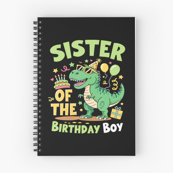 Item preview, Sister Of The Birthday Boy Dinosaur Birthday Sibling designed and sold by MOnnroyu.