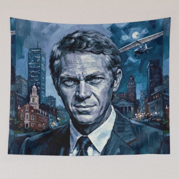 Item preview, The Thomas Crown Affair Steve McQueen Heist Tribute Art Poster designed and sold by Art's Diner.