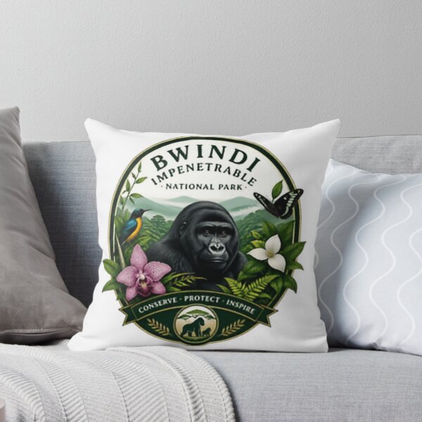 Item preview, Bwindi Impenetrable National Park Conserve Protect Inspire Uganda Gorilla Trekking Wildlife Conservation designed and sold by Simsimah26Parks.