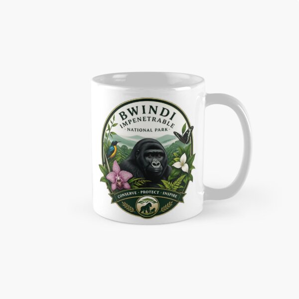 Item preview, Bwindi Impenetrable National Park Conserve Protect Inspire Uganda Gorilla Trekking Wildlife Conservation designed and sold by Simsimah26Parks.