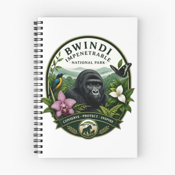 Item preview, Bwindi Impenetrable National Park Conserve Protect Inspire Uganda Gorilla Trekking Wildlife Conservation designed and sold by Simsimah26Parks.