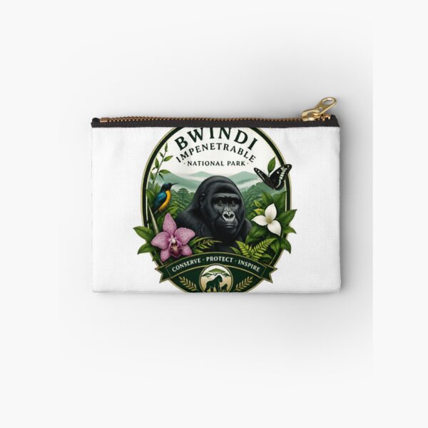 Item preview, Bwindi Impenetrable National Park Conserve Protect Inspire Uganda Gorilla Trekking Wildlife Conservation designed and sold by Simsimah26Parks.