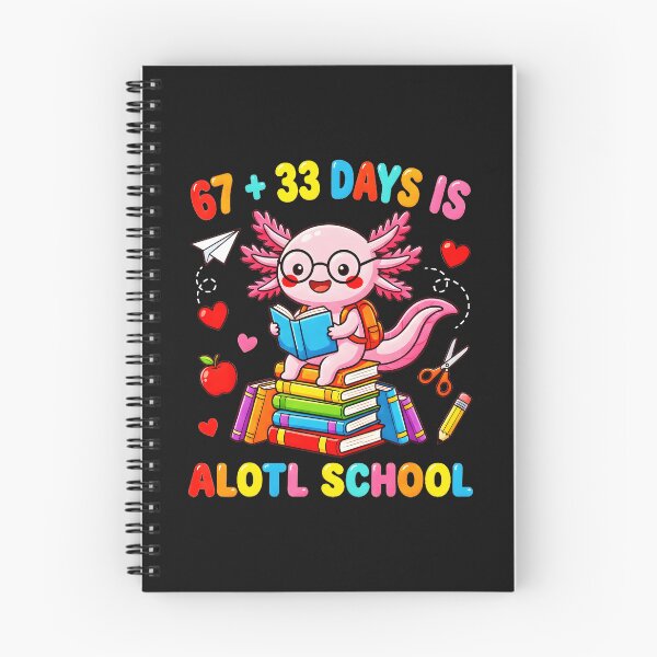 Item preview, 67 + 33 Days Is Alotl School Axolotl 100 Days Teacher Student Celebration designed and sold by MOnnroyu.
