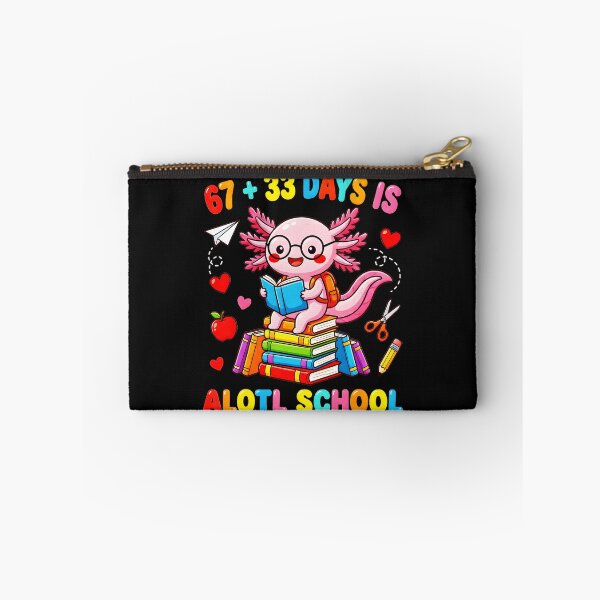 Item preview, 67 + 33 Days Is Alotl School Axolotl 100 Days Teacher Student Celebration designed and sold by MOnnroyu.