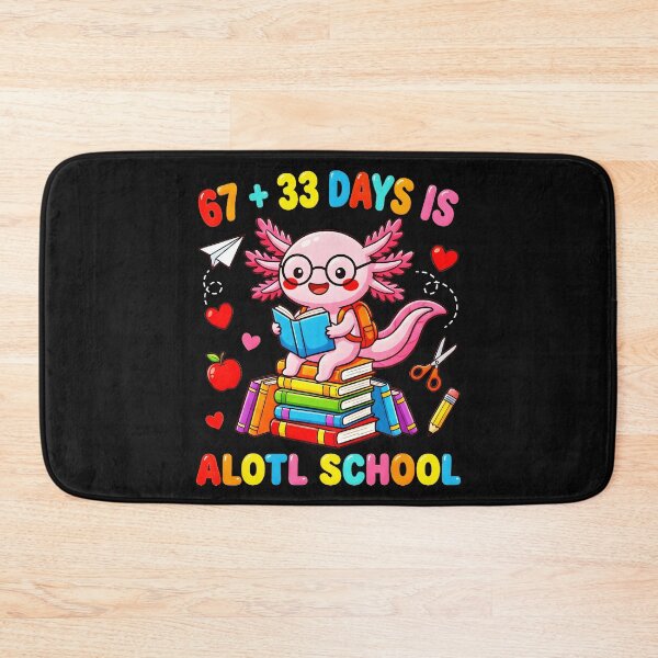 Item preview, 67 + 33 Days Is Alotl School Axolotl 100 Days Teacher Student Celebration designed and sold by MOnnroyu.