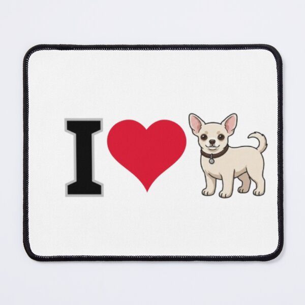 Item preview, Cute White Cream Chihuahua Dog Cartoon - Minimalist Puppy Illustration designed and sold by Mourest.
