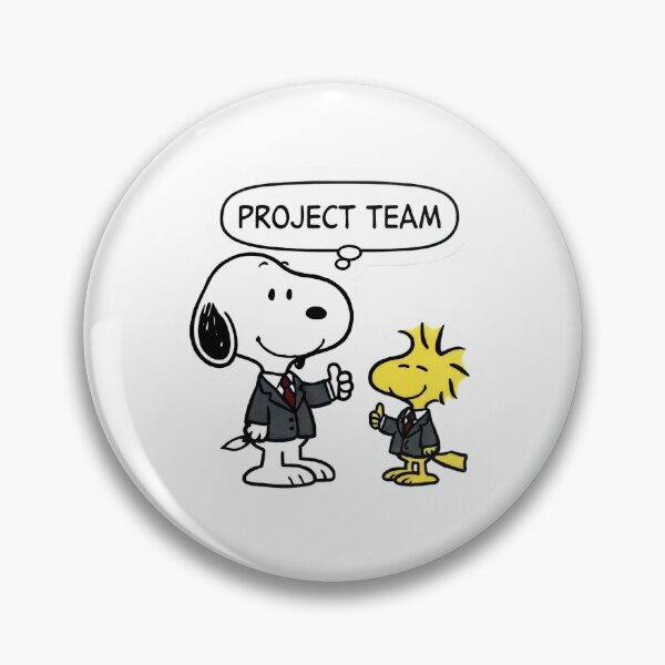 Item preview, Project Team Funny Corporate Dog Bird Sticker designed and sold by StikerChuns.