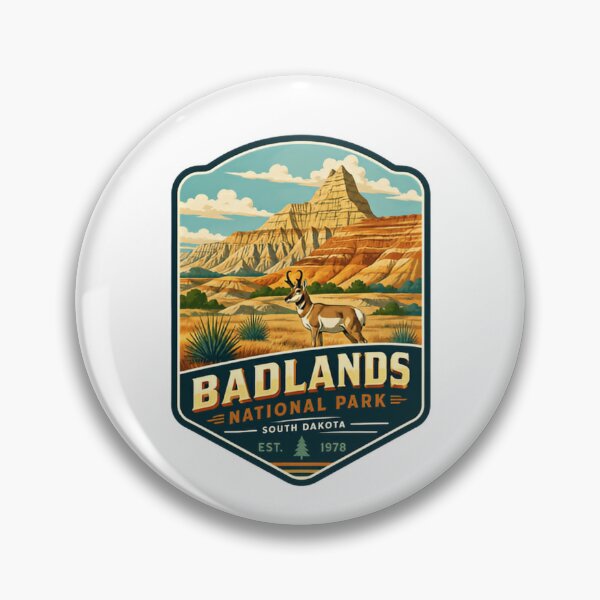 Item preview, Badlands National Park South Dakota Est. 1978 National Park Travel Explorer designed and sold by Simsimah26Parks.