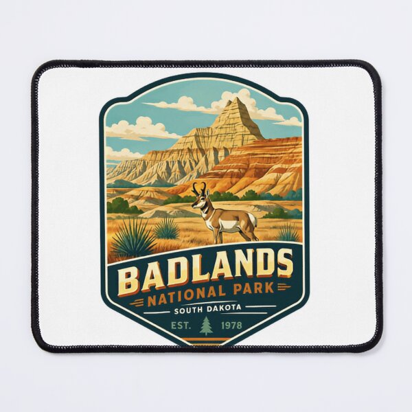 Item preview, Badlands National Park South Dakota Est. 1978 National Park Travel Explorer designed and sold by Simsimah26Parks.