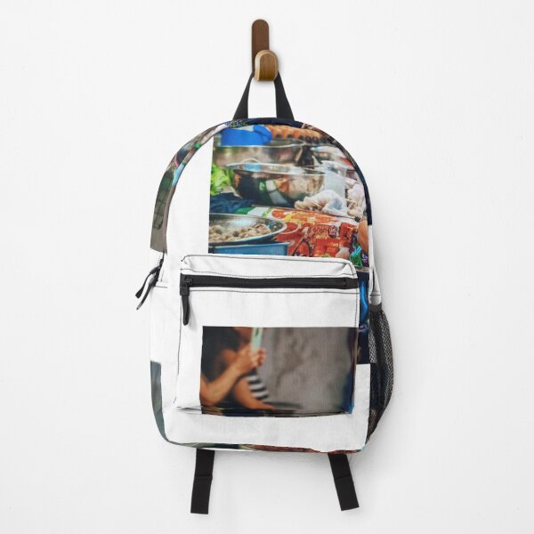 Item preview, Street Vendor Cooking Dumplings designed and sold by BenjiyaHilary.