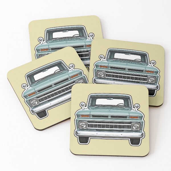 Item preview, Vintage Light Green Square Body Pickup Truck designed and sold by Late Theory.
