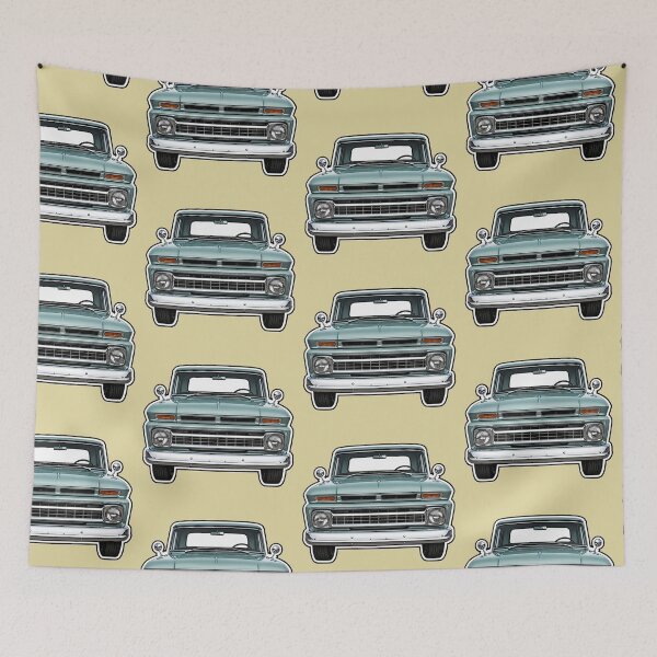 Item preview, Vintage Light Green Square Body Pickup Truck designed and sold by Late Theory.