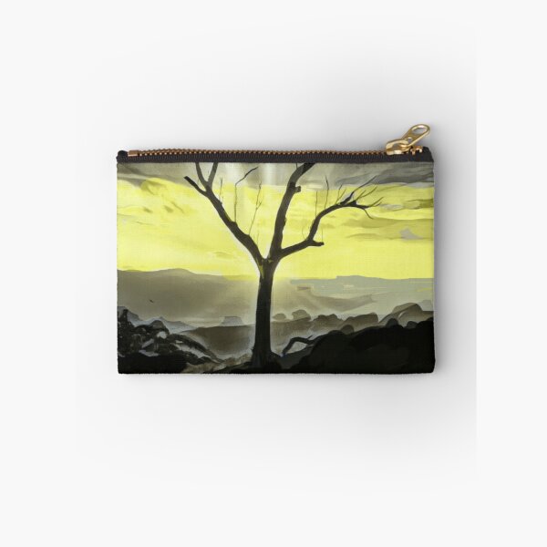 Item preview, Leafless tree silhouette against a dramatic, sunlit sky, designed and sold by Fayes4Art.