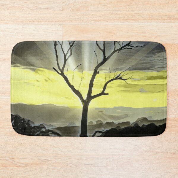 Item preview, Leafless tree silhouette against a dramatic, sunlit sky, designed and sold by Fayes4Art.