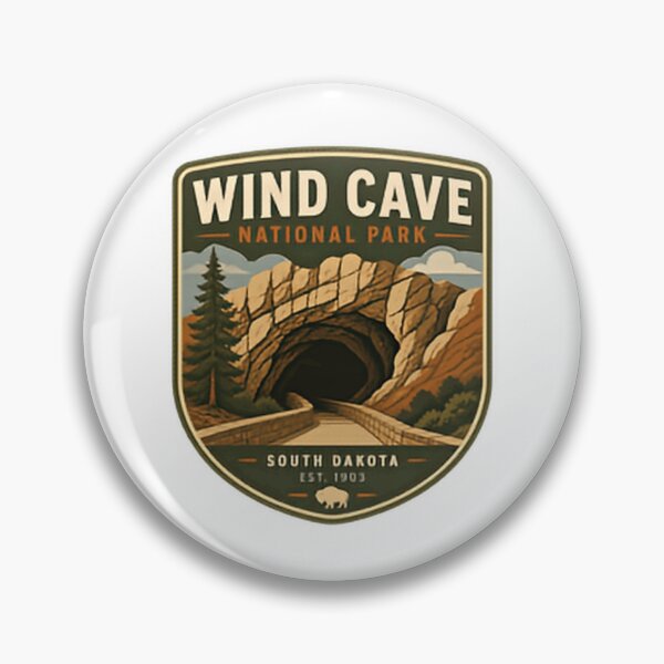 Item preview, Wind Cave National Park South Dakota Travelers Souvenir Outdoors Explorer designed and sold by Simsimah26Parks.