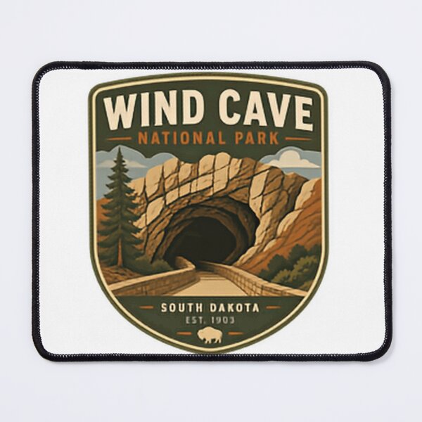 Item preview, Wind Cave National Park South Dakota Travelers Souvenir Outdoors Explorer designed and sold by Simsimah26Parks.
