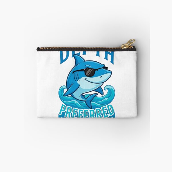 Item preview, Depth Preferred Funny Cool Shark Beach Ocean Summer Lover Tshirt designed and sold by HopeAndHustle.