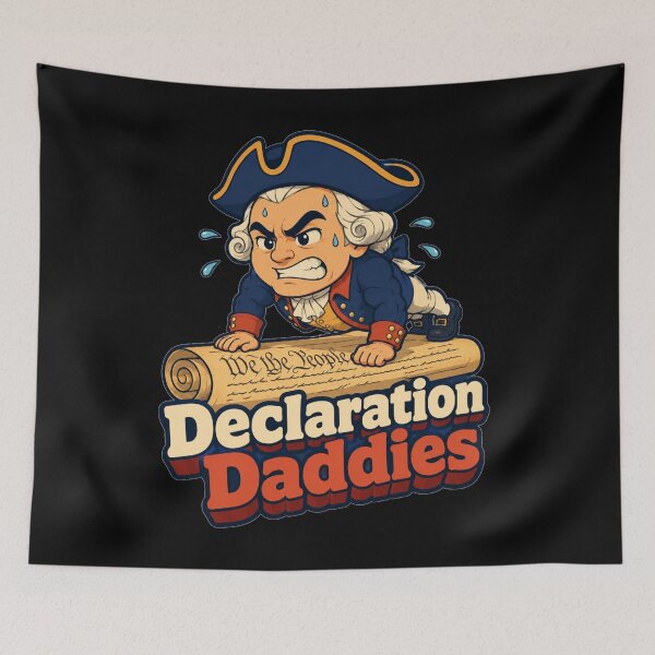 Item preview, Declaration Daddies Exhausted Founding Father Fourth Of July Gift for Patriots designed and sold by Nightarel.