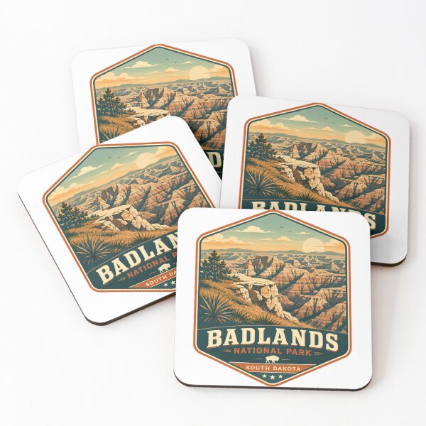 Item preview, Badlands National Park South Dakota National Parks Traveler Explore designed and sold by Simsimah26Parks.