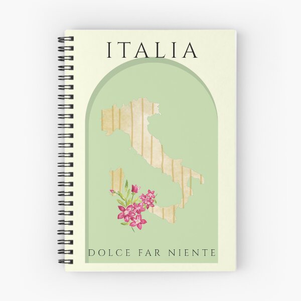 Item preview, Minimalist Italia map print - Dolce far niente poster designed and sold by TheMinimalFrame.