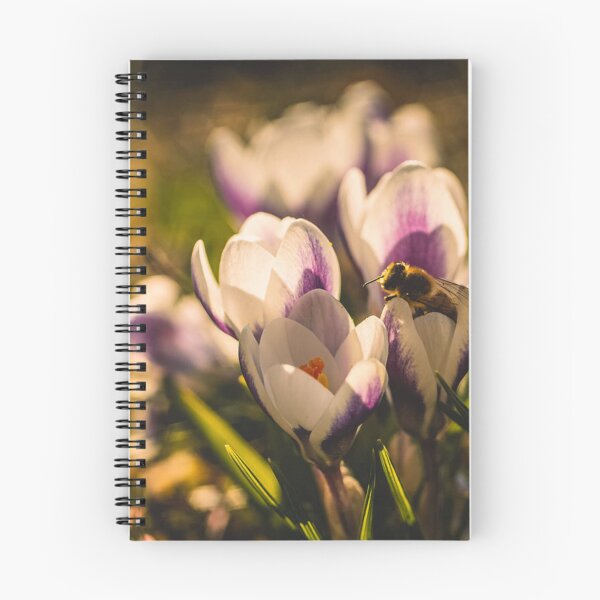 Item preview, Bee Resting on a Blooming Crocus designed and sold by mildatoysdecors.