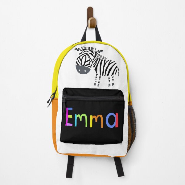 Item preview, Emma - Personalized Name Art with Black and White Cute Zebra designed and sold by Carla Daly.
