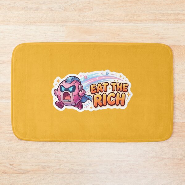 Item preview, Eat The Rich Cute Robot Sticker | Funny Anti Billionaire Meme | Kawaii Protest Cartoon | Political Satire | Viral Aesthetic Gift designed and sold by Bhaskar Digital Art.