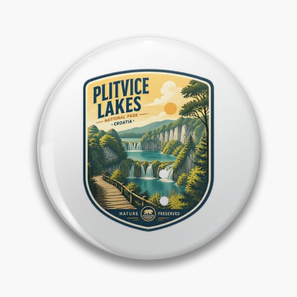 Item preview, Plitvice Lakes National Park Croatia Nature Preserved Travel Souvenir Traveler Hiker designed and sold by Simsimah26Parks.