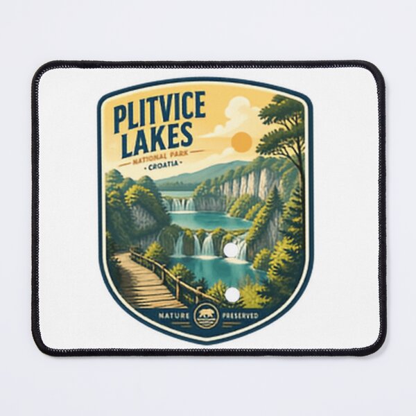 Item preview, Plitvice Lakes National Park Croatia Nature Preserved Travel Souvenir Traveler Hiker designed and sold by Simsimah26Parks.
