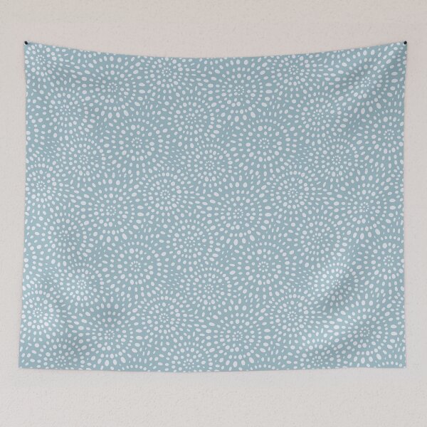 Item preview, Dusty Blue Mandala Dot Pattern design  designed and sold by Zaya_art.