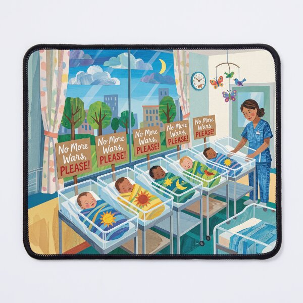 Item preview, No More Wars Please Protest designed and sold by Home Decor Art.