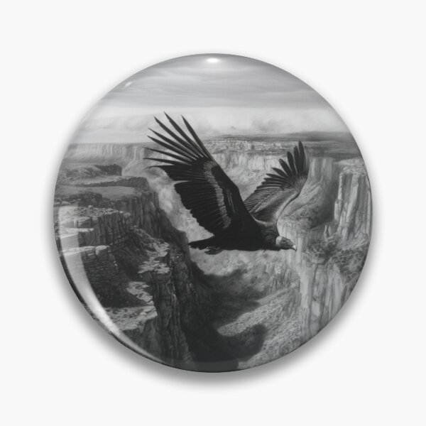 Item preview, A dramatic Condor circling above canyon walls, Birds in Motion designed and sold by CDC40.