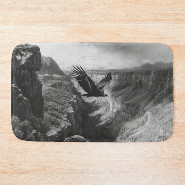 Item preview, A dramatic Condor circling above canyon walls, Birds in Motion designed and sold by CDC40.
