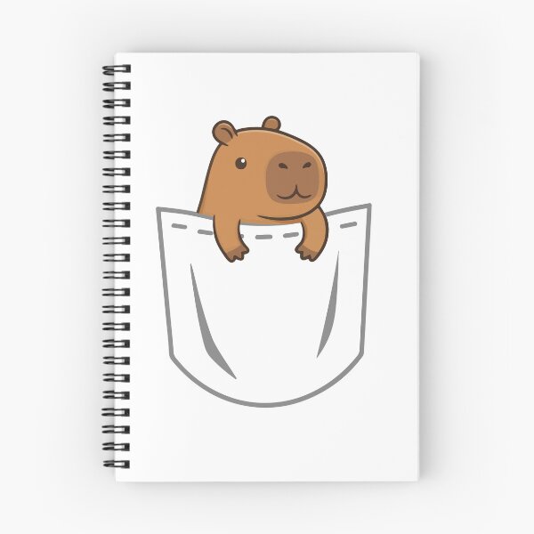 Item preview, Cute Pocket Capybara designed and sold by BobaTeeStore.
