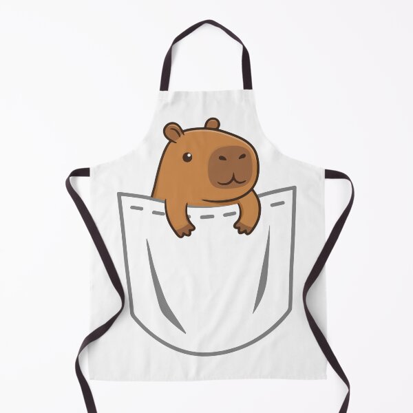 Item preview, Cute Pocket Capybara designed and sold by BobaTeeStore.