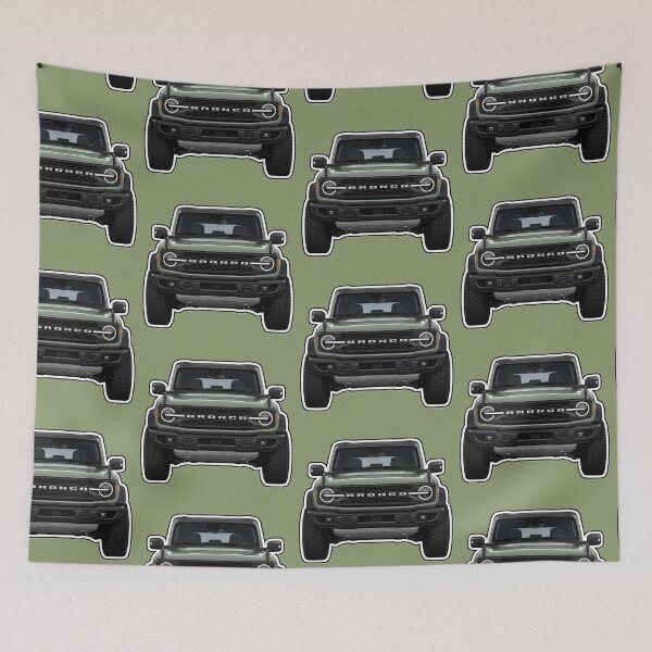 Item preview, Green Ford Bronco SUV designed and sold by Late Theory.