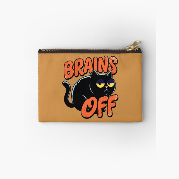 Item preview, Brains Off Sarcastic Cat Mental Pop Art designed and sold by littme.