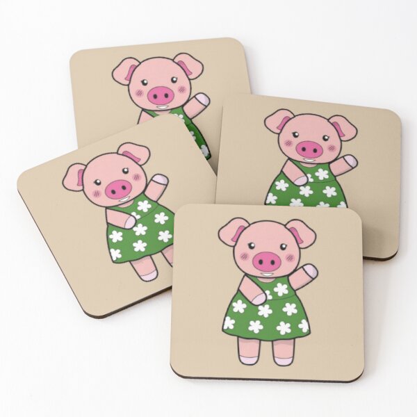 Item preview, Piggy In Dress designed and sold by PlayfuCritters.