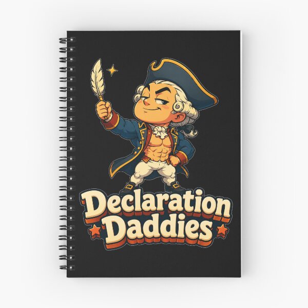 Item preview, Declaration Daddies Heroic Quill Stance Fourth Of July Gift for Patriots designed and sold by Nightarel.